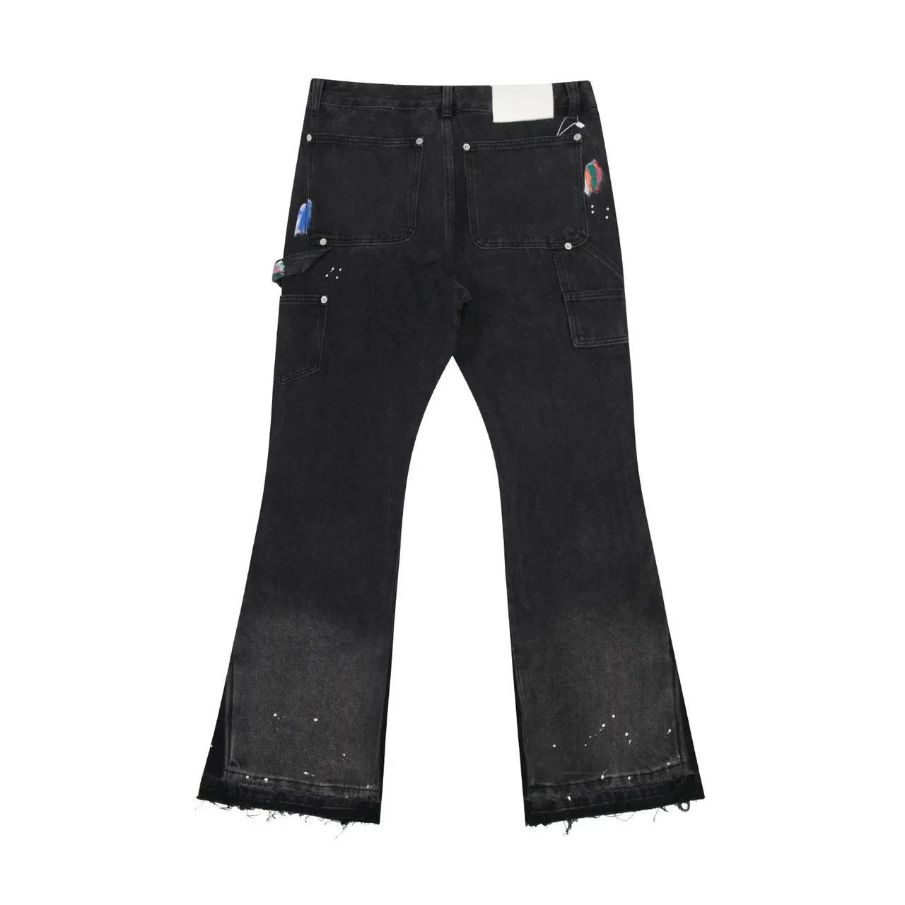 Gallery Dept Paint Splatter Patchwork Flared Jeans 7