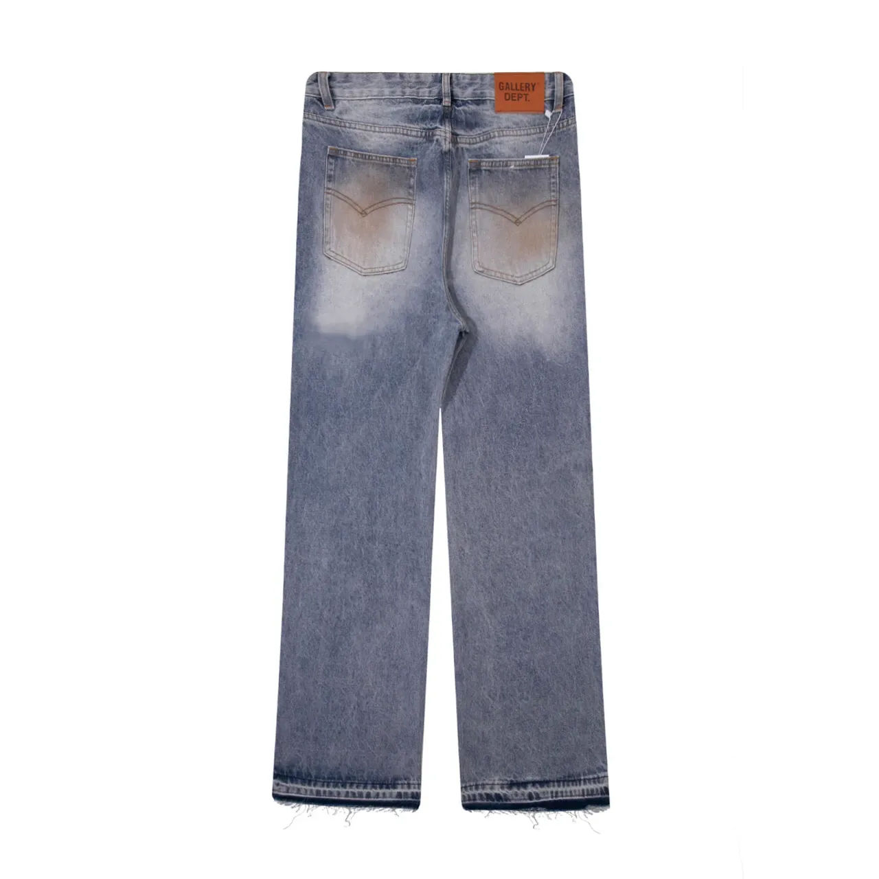Gallery Dept Paint-Splattered Distressed Straight-Leg Jeans 3