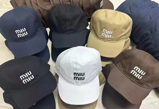 Beige Embroidered Logo Baseball Cap 2