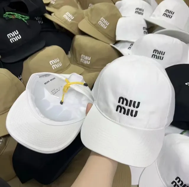 Beige Embroidered Logo Baseball Cap 3