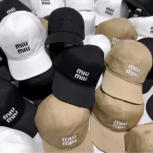 Beige Embroidered Logo Baseball Cap 5