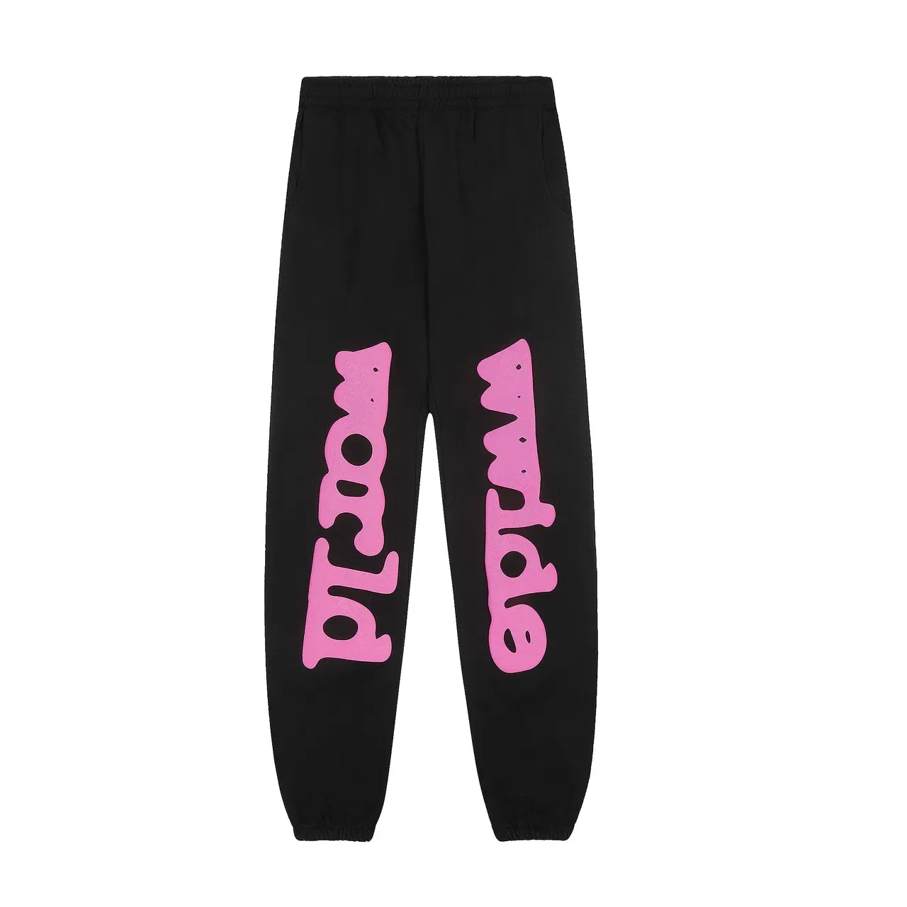 Black and Pink Graphic Print Tracksuit 6