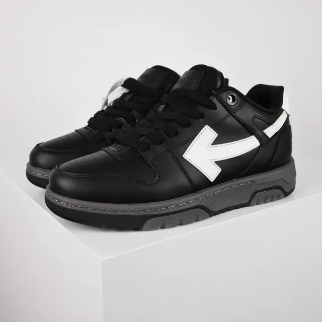 Black and White Arrow Panel Lifestyle Sneakers 2