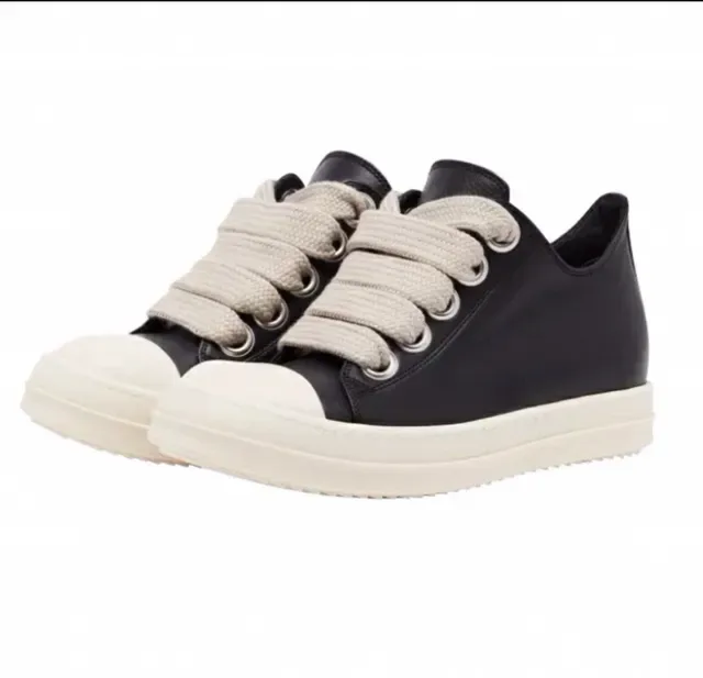 Black and White Platform Lifestyle Sneakers 6