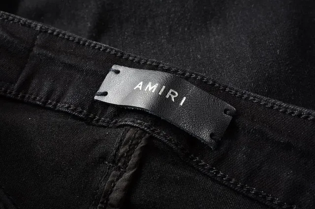 Black Distressed Ripped Slim-Fit Jeans 8