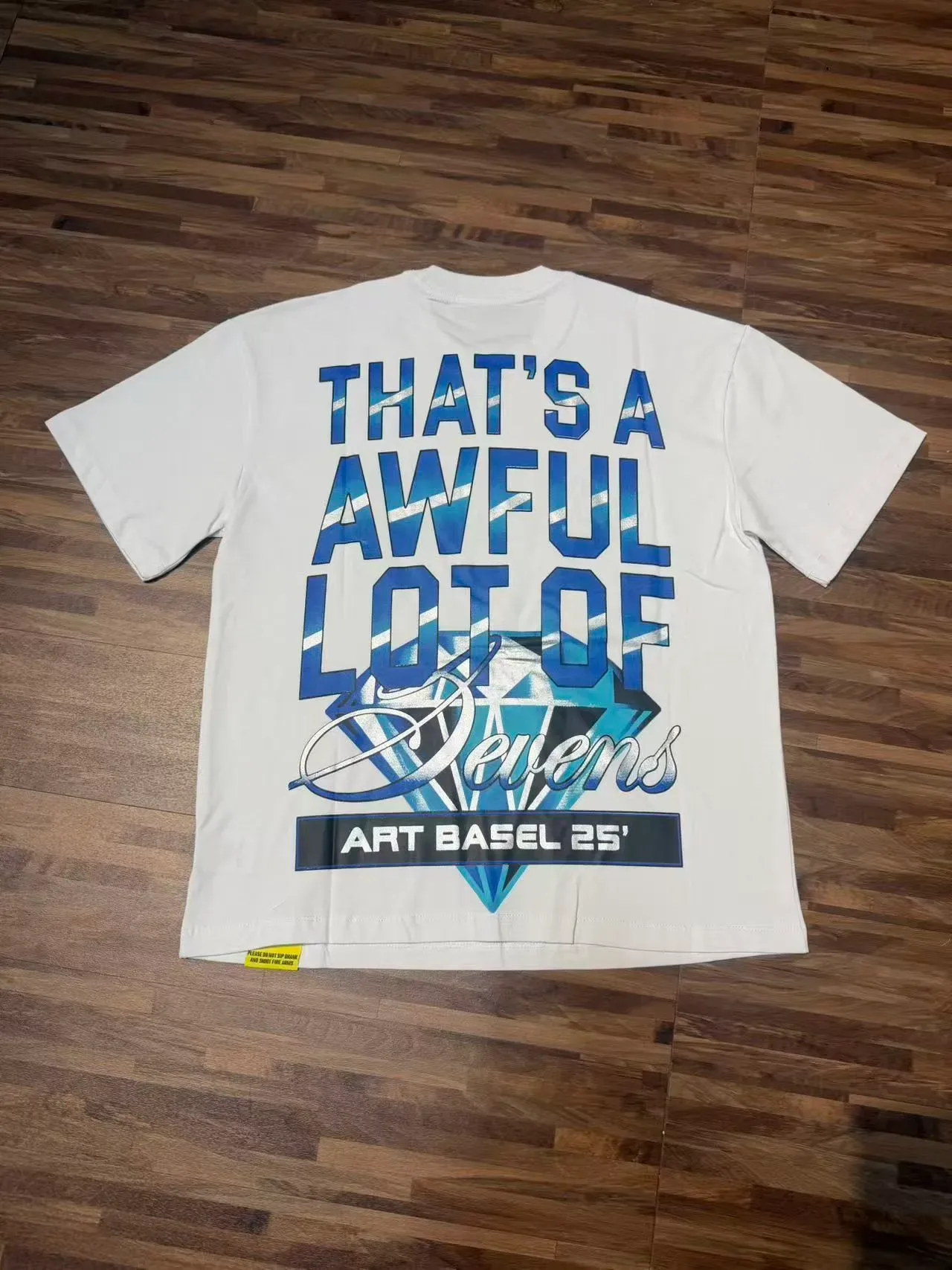 Black Graphic-Print Double-Sided Typography T-Shirt 5