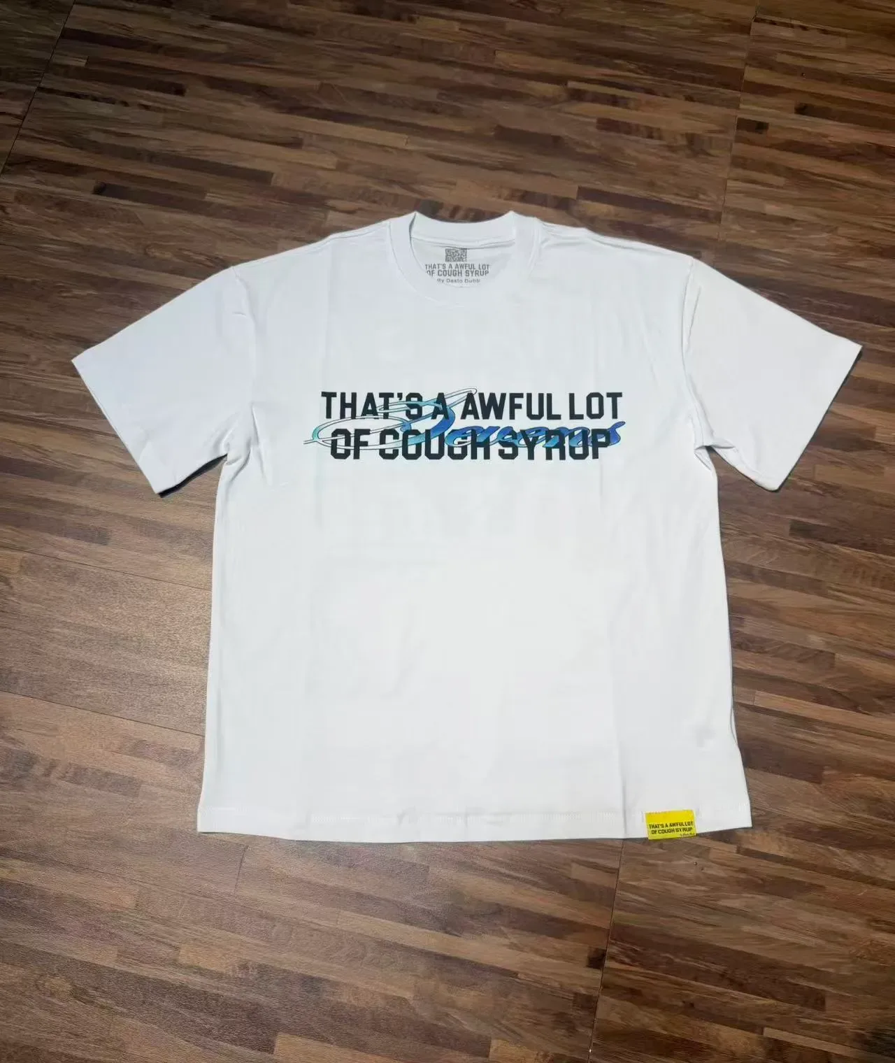 Black Graphic-Print Double-Sided Typography T-Shirt 6