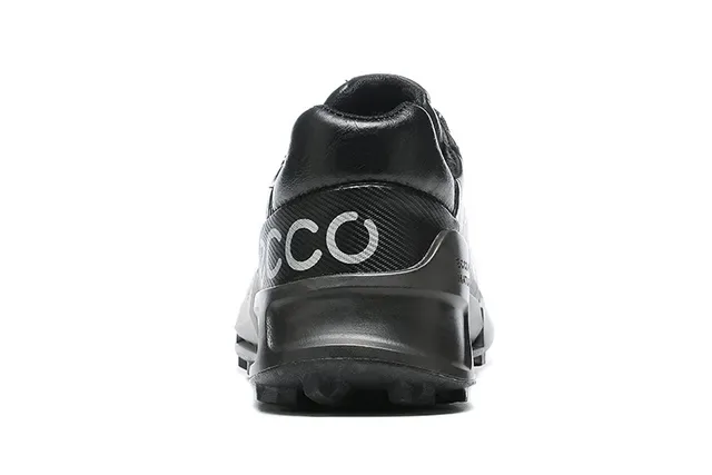 Black Gray Leather Upper Molded Midsole Lifestyle Sneakers 6