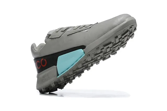 Black Gray Leather Upper Molded Midsole Lifestyle Sneakers 10
