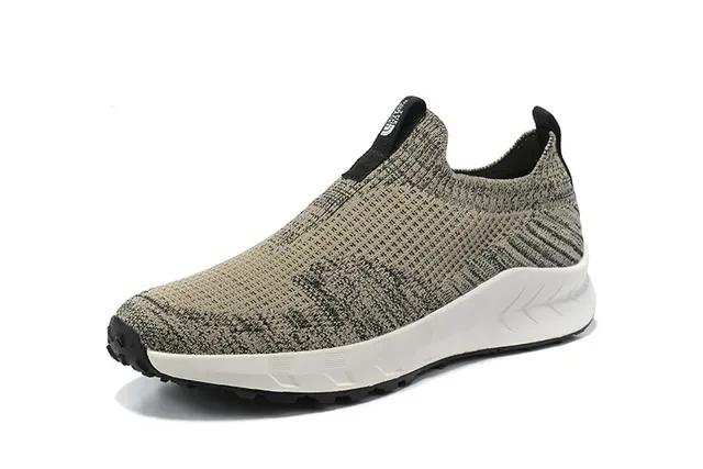 Black Marled Knit Slip-On Lifestyle Sneaker 3