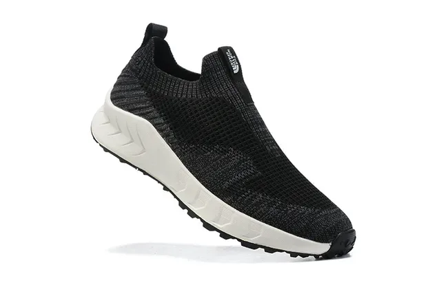 Black Marled Knit Slip-On Lifestyle Sneaker 10
