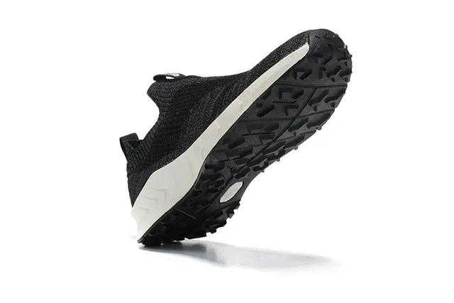 Black Marled Knit Slip-On Lifestyle Sneaker 11