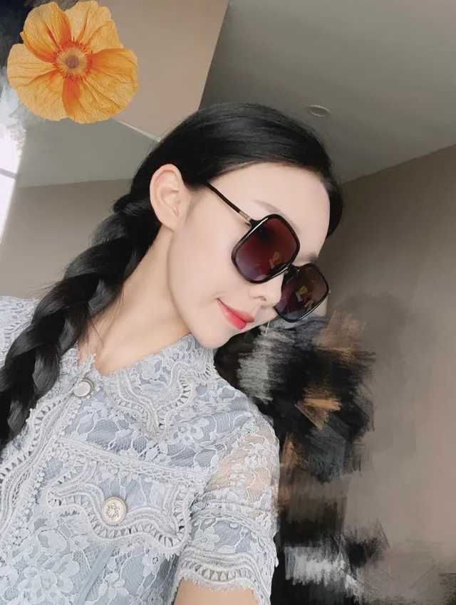 Black Oversized Rectangular Optical Glasses 6