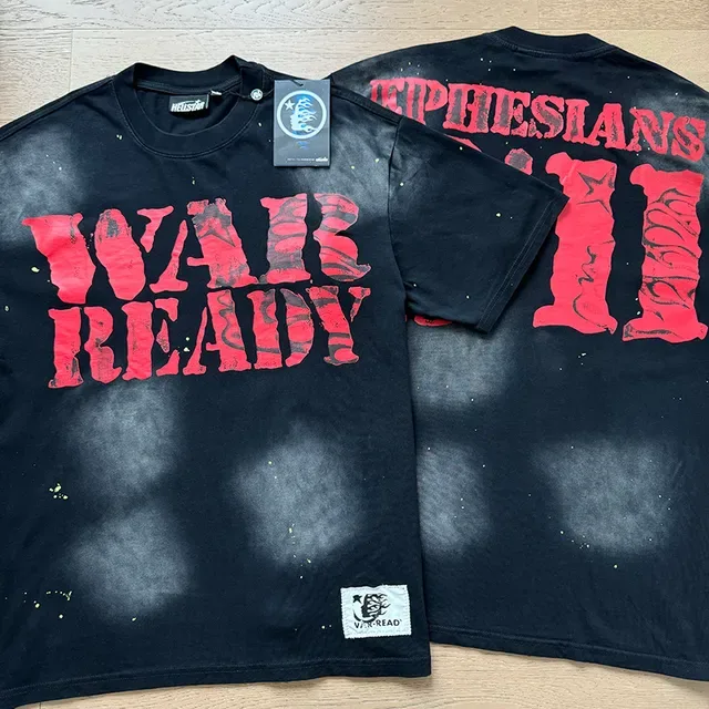 Black Red Oversized Fit Distressed Graphic Print Top 7