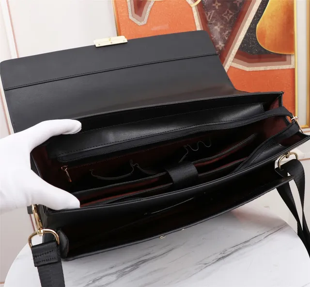 Black Structured Rectangular Silhouette Detachable Webbing Shoulder Strap Handbag 8