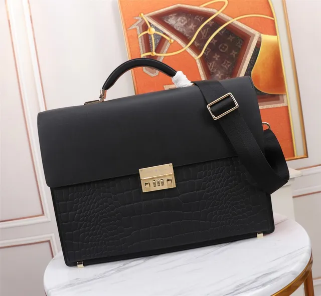 Black Structured Rectangular Silhouette Detachable Webbing Shoulder Strap Handbag 9