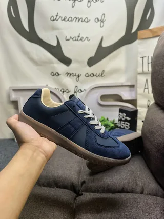 Brown and Charcoal Mixed-Material Cupsole Lifestyle Sneakers 5
