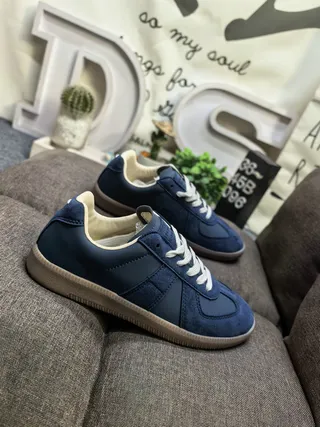 Brown and Charcoal Mixed-Material Cupsole Lifestyle Sneakers 9