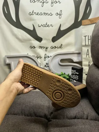 Brown and Charcoal Mixed-Material Cupsole Lifestyle Sneakers 24