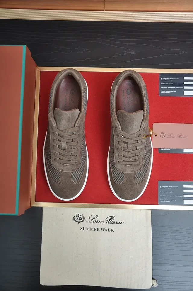 Brown Mesh-Suede Platform Lifestyle Sneaker 5
