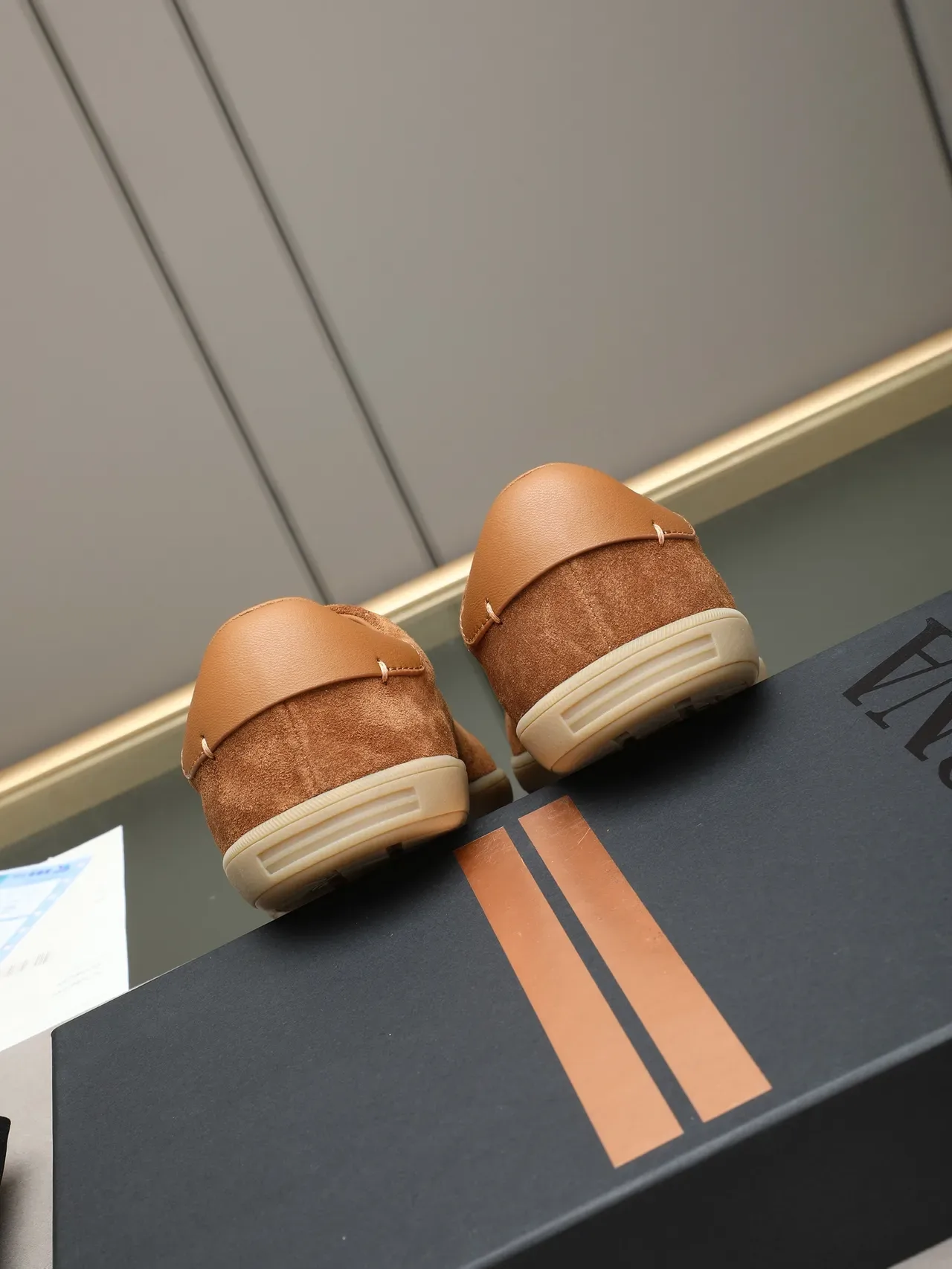 Brown Suede Low-Top Lace-Up Sneaker 3