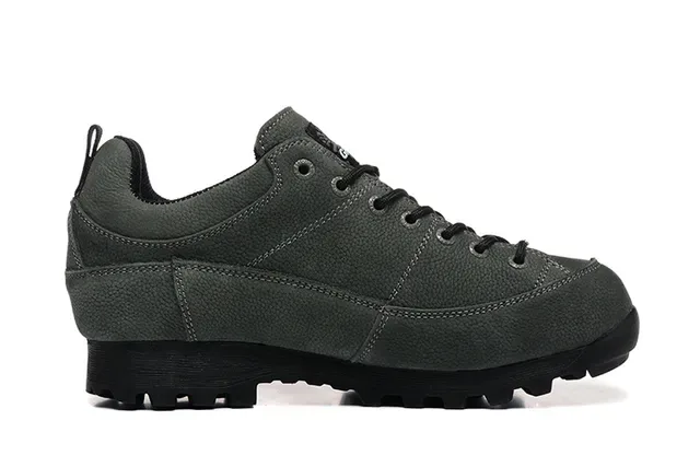 CRISPI Army Green Black Low-Top Suede-Textured Upper Lifestyle Sneakers 6