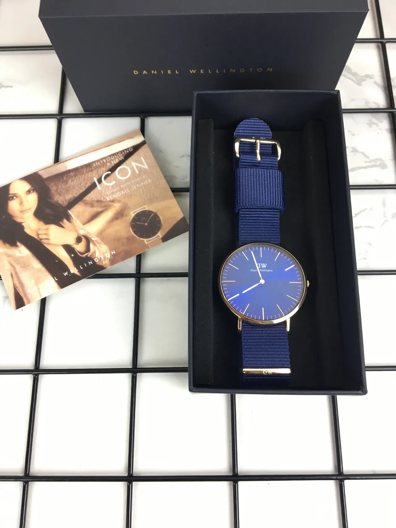 Daniel Wellington Blue Gold Minimalist Case Quartz Watch 2