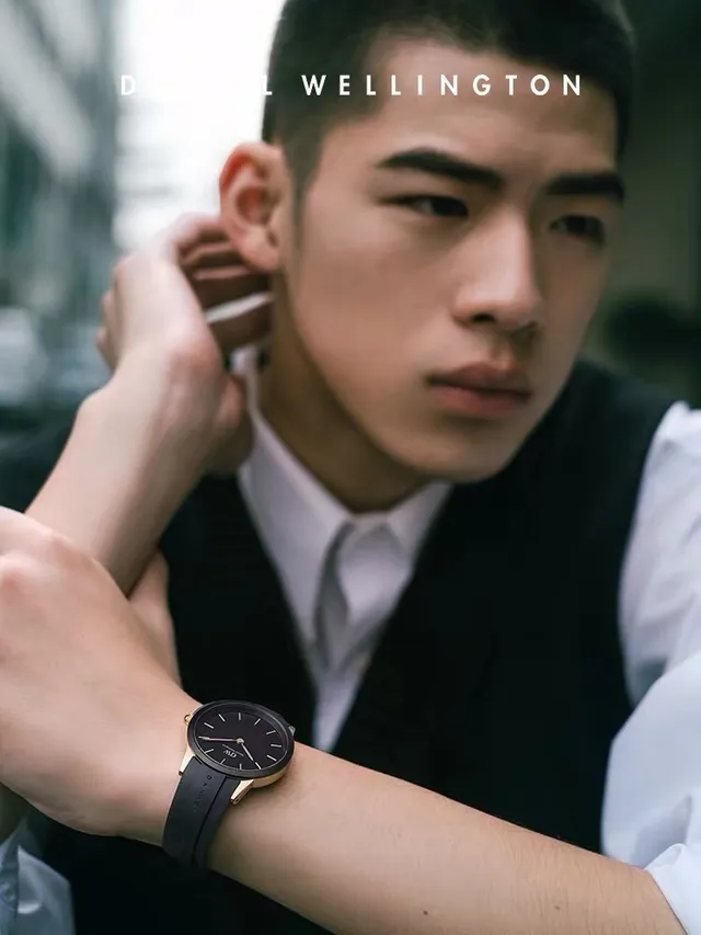 Daniel Wellington Classic Black Rose Gold Tone Quartz Watch 2
