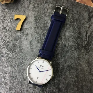 Daniel Wellington Classic Blue White Minimalist Thin Case Quartz Watch