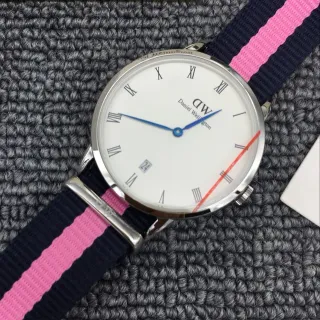 Daniel Wellington White Navy Minimalist Dial Quartz Watch
