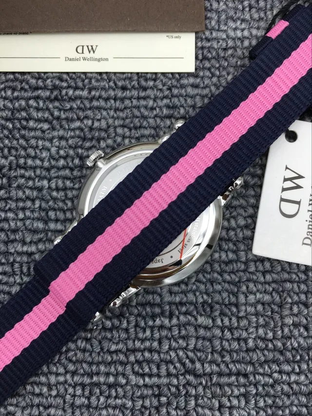 Daniel Wellington White Navy Minimalist Dial Quartz Watch 6