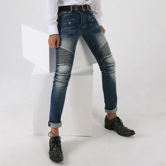 Distressed Reinforced Knee Zipper Pocket Raw Hem Jeans 4