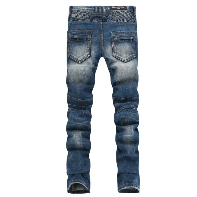 Distressed Reinforced Knee Zipper Pocket Raw Hem Jeans 9