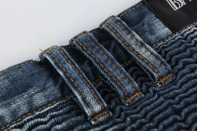Distressed Reinforced Knee Zipper Pocket Raw Hem Jeans 11