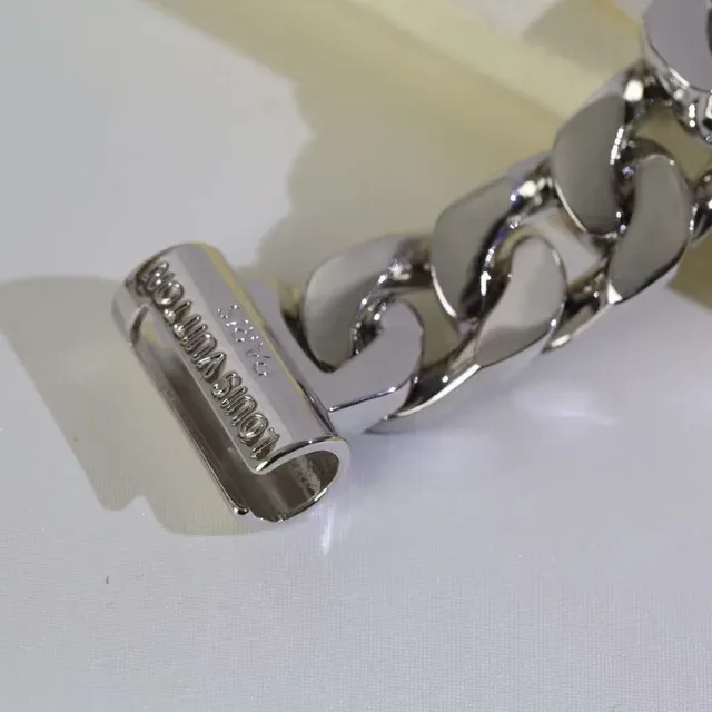 Gold and Silver Tone Chunky Curb-Link Toggle Clasp Bracelets 3