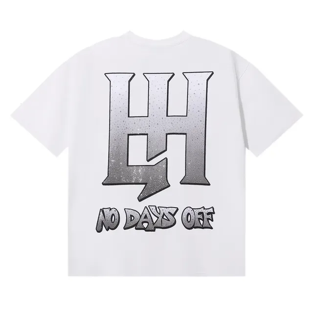 Graphic Print Blindfolded Angel Motif T-Shirt 2