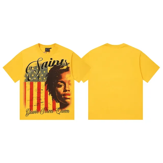 Graphic Print Crew Neck Oversized T-Shirt 6