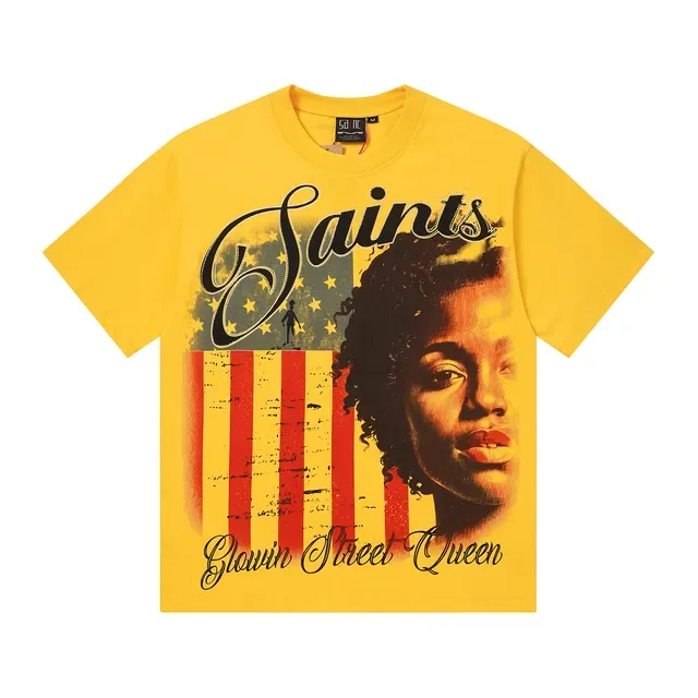 Graphic Print Crew Neck Oversized T-Shirt 7