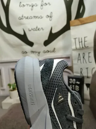 Gray and White Chunky Lifestyle Sneakers 3
