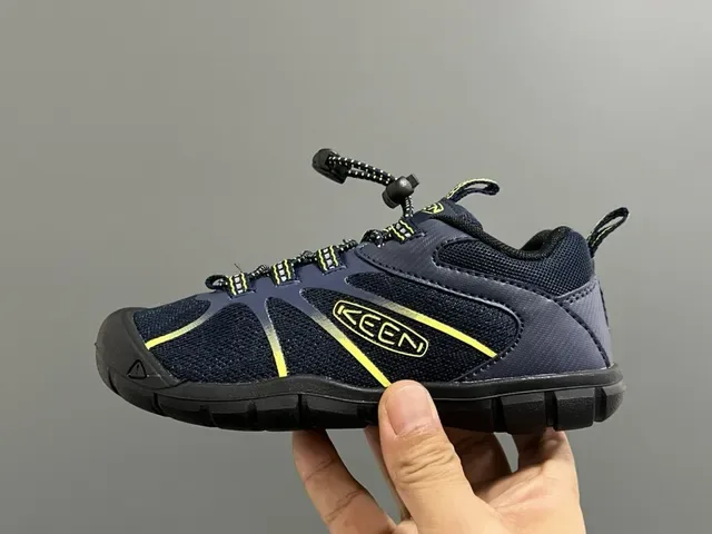 KEEN Chandler Gray-Blue Kids Lifestyle Sneakers 14