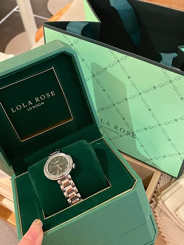 Lola Rose Green Malachite Dial Silver-Tone Quartz Watch 6