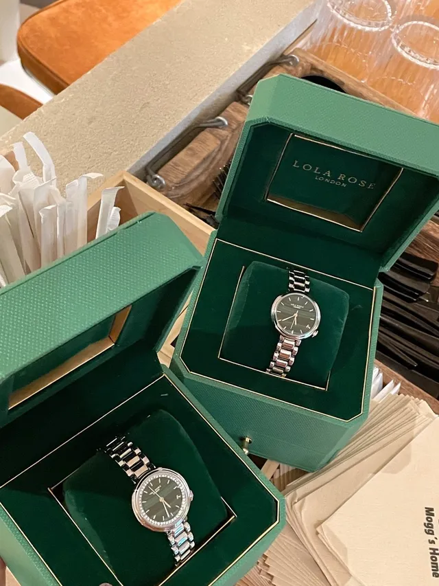 Lola Rose Green Malachite Dial Silver-Tone Quartz Watch 10