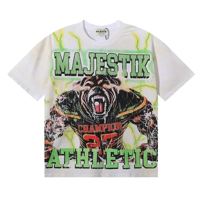 Majestik Graphic Print Oversized T-Shirt 3