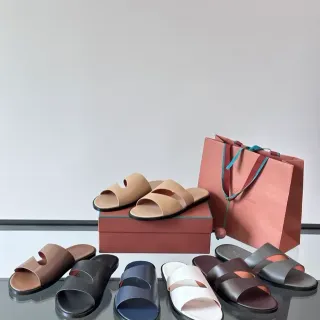 Minimalist Two-Strap Slide Sandals