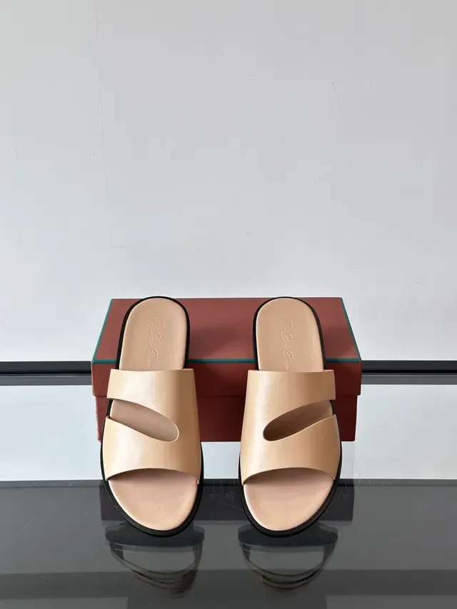 Minimalist Two-Strap Slide Sandals 3