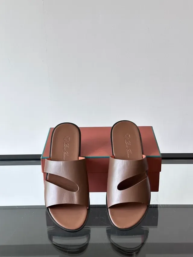 Minimalist Two-Strap Slide Sandals 6