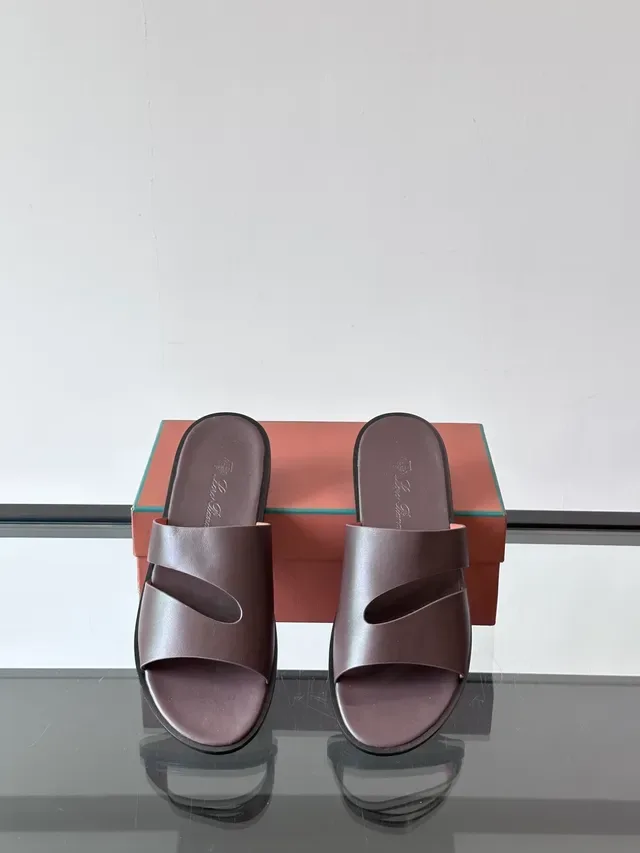 Minimalist Two-Strap Slide Sandals 7