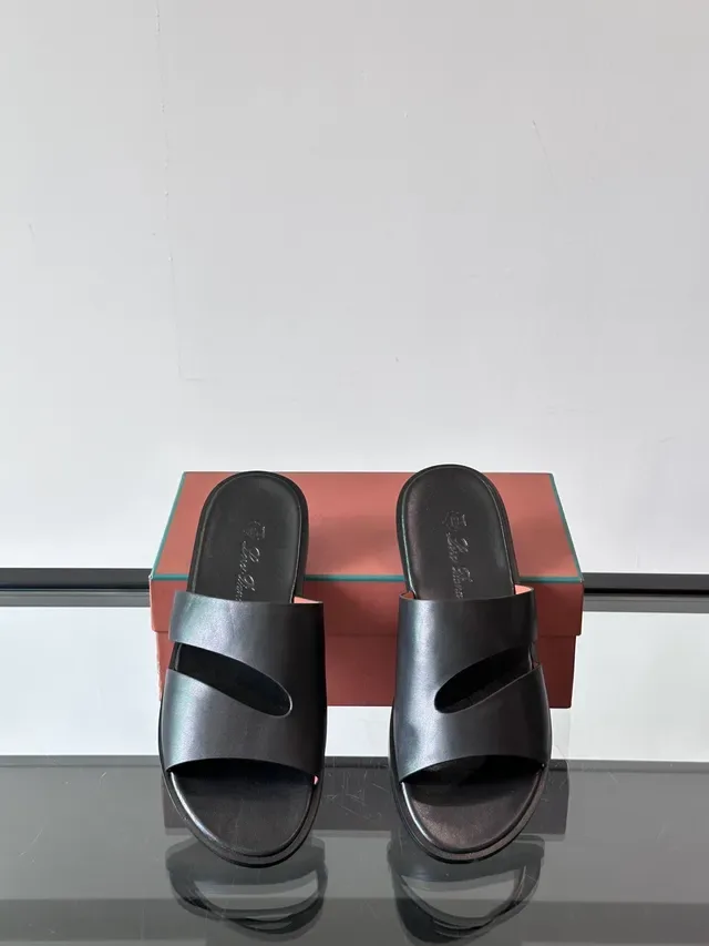 Minimalist Two-Strap Slide Sandals 9