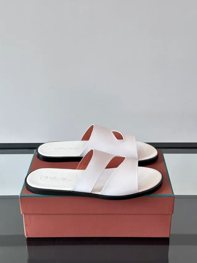 Minimalist Two-Strap Slide Sandals 12