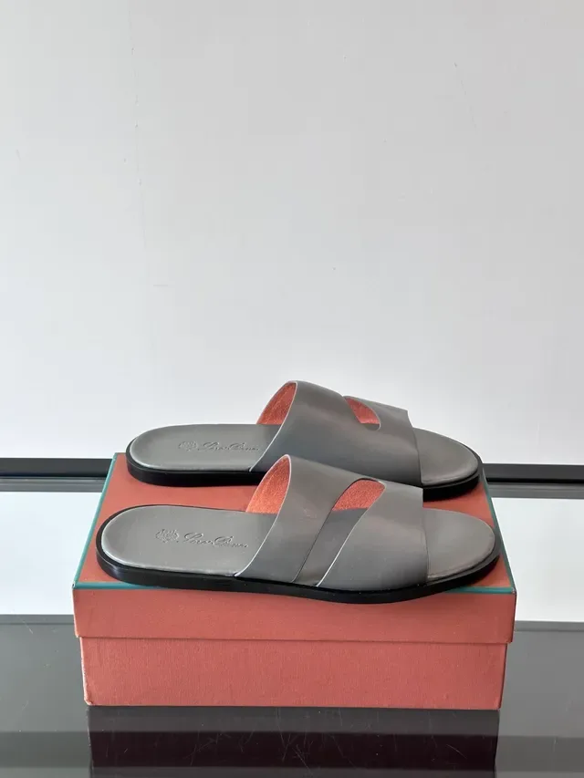 Minimalist Two-Strap Slide Sandals 15